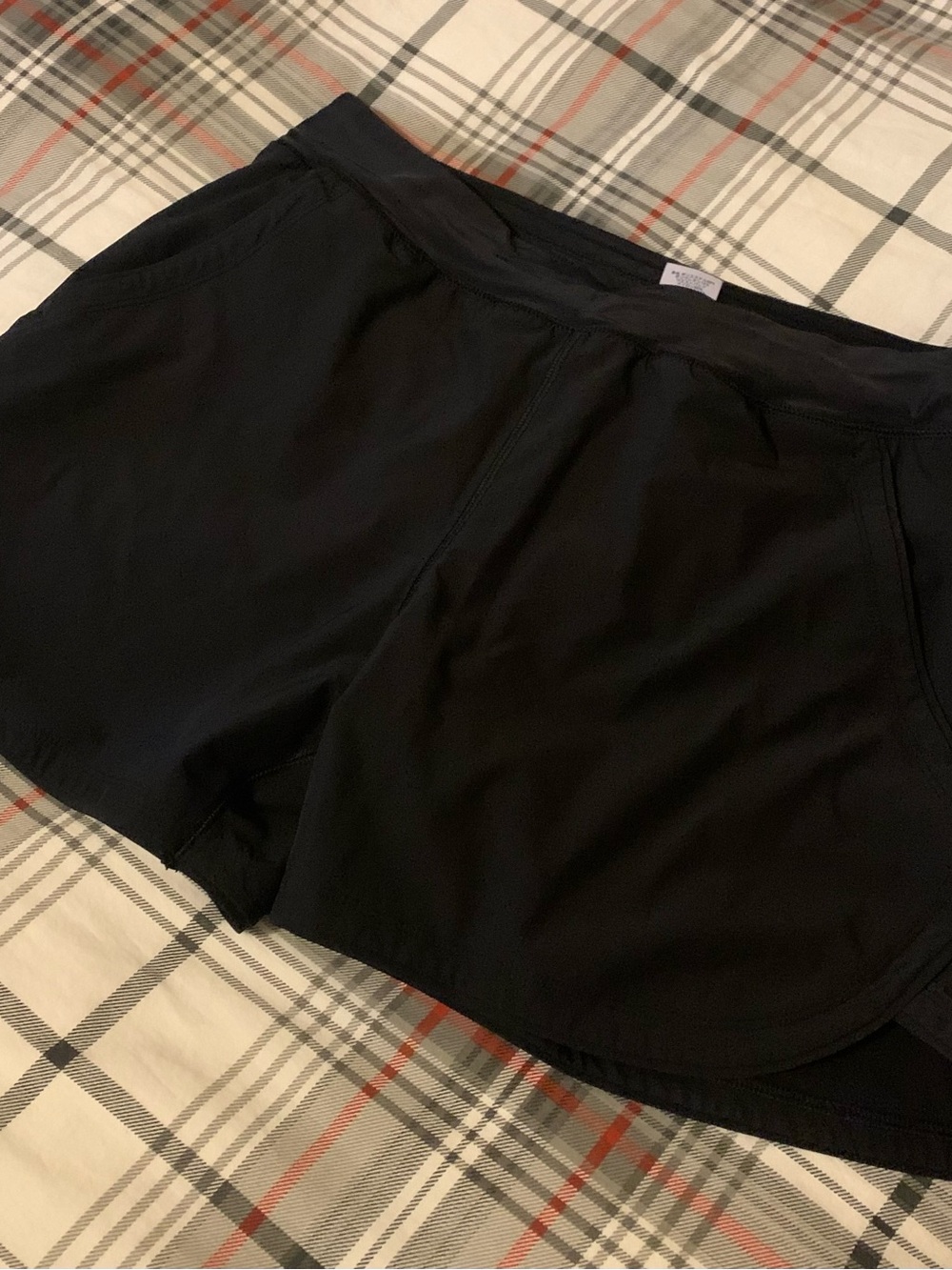 Lands' End Black Athletic Shorts - Women's
